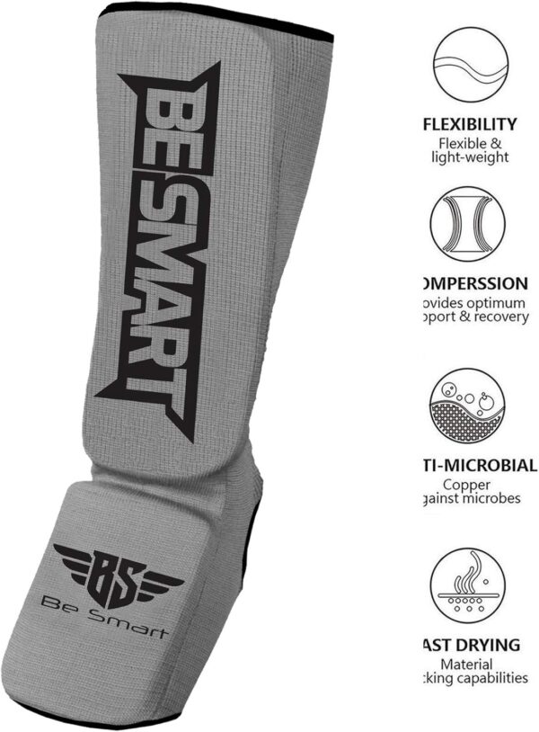 Professional Muay Thai Shin Guards: MMA Kickboxing Protective Gear for All Ages - Image 3