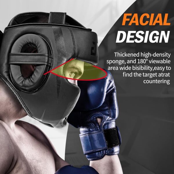 FIVING Pro Boxing Headgear: Ultimate Protection for MMA & Martial Arts - Image 5