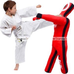 Un-Filled Wrestling Dummy for Kids - Ultimate Training Companion for Grappling Jiu Jitsu BJJ MMA Judo - Unleash Your Potential with Our Youth Punching Buddy Un-Filled