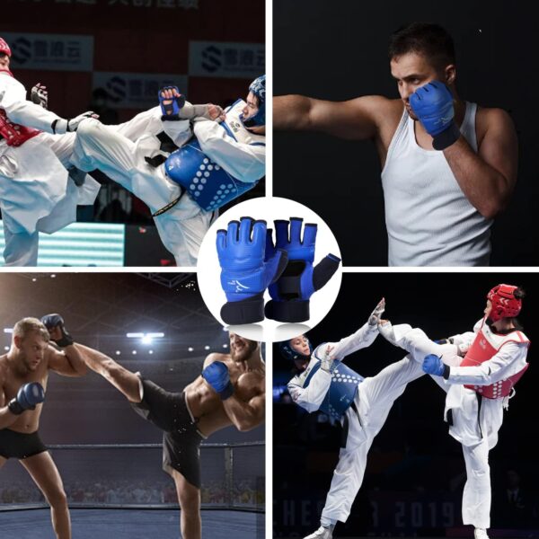 Pro MMA Sparring Gloves | Half Finger Boxing Gloves for Men, Women & Kids Training - Image 7