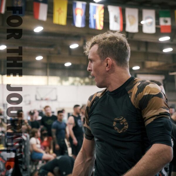 Gold BJJ Camo Rash Guard | Premium No-Gi Compression Shirt for Jiu Jitsu MMA - Image 6