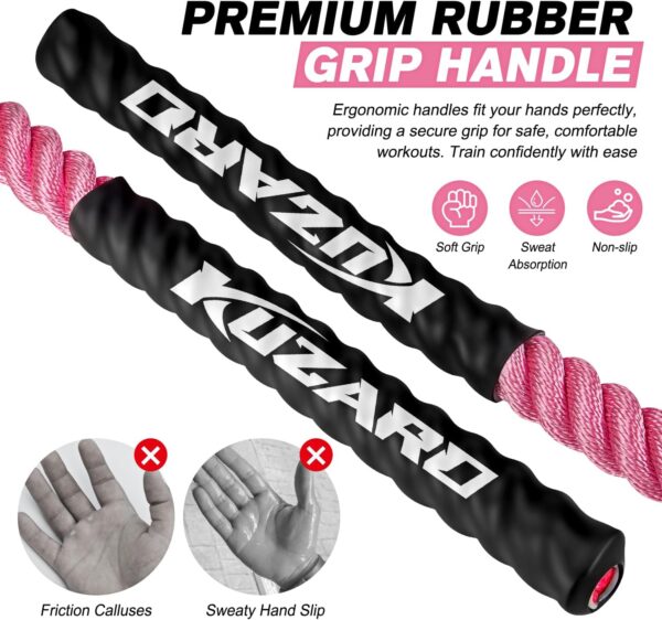 Premium Weighted Jump Rope: Women's Fitness & Weight Loss Cardio Trainer - Image 4