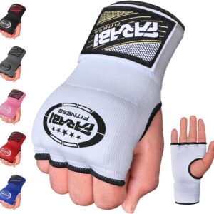 Farabi Quick Wraps Gloves Gel Paded Hand Wraps Adult MMA Boxing Muaythai Bandages Hand Protector 80cm Meter Wrist Support Strap Pair