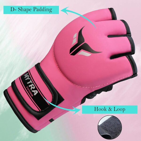 Mytra Fusion Women's MMA Gloves: Pro Sparring & Grappling for Kickboxing - Image 6