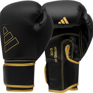 Adidas Hybrid 80 Boxing Gloves - Adult Boxing Gloves for Men & Women - Heavy Bag Gloves, Kickboxing Gloves for Women, MMA Sparring Gloves, Punching Bag Gloves for Men