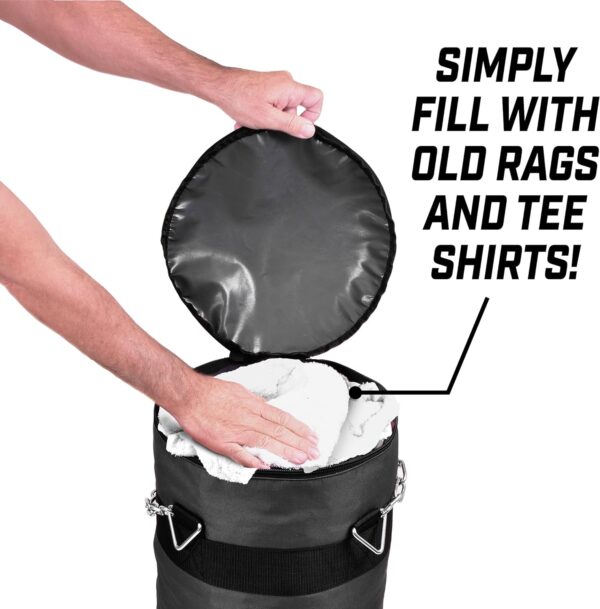 GoSports Heavy-Duty Fillable Punching Bag for Boxing, MMA & Muay Thai Training - Image 2