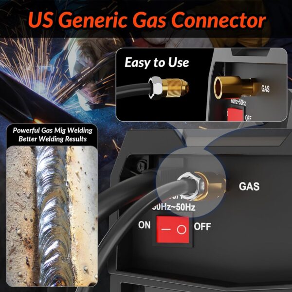 GZ GUOZHI 7-in-1 MIG Welder 200A | Multi-Process Dual Voltage 110V/220V - Image 4