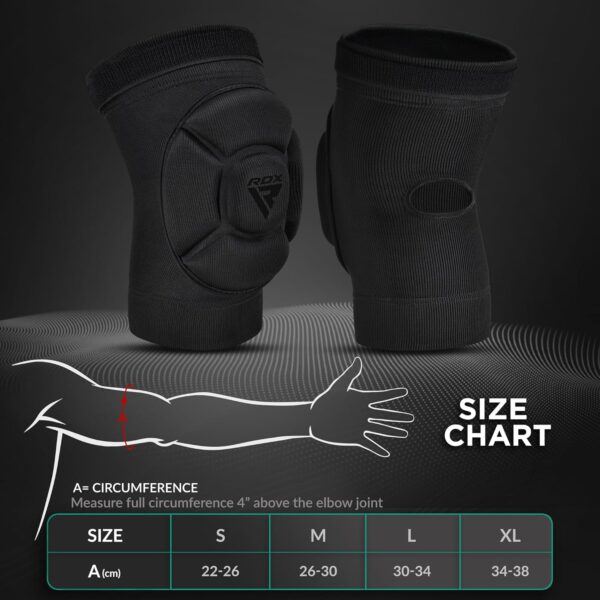 RDX Pro MMA Elbow Guards: Padded Protection for Martial Arts & Sports - Image 6