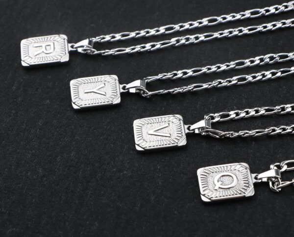 Elegant Initial P Pendant Necklace | Personalized Mother's Day Gift - Image 2