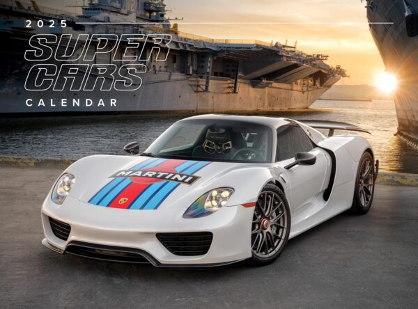 2025 Super Cars Calendar - Stunning Photography - Luxury Sports Dream Car Wall Calendar 2025 - Ideal for Home, Office, Garage - Gift for Auto Enthusiasts