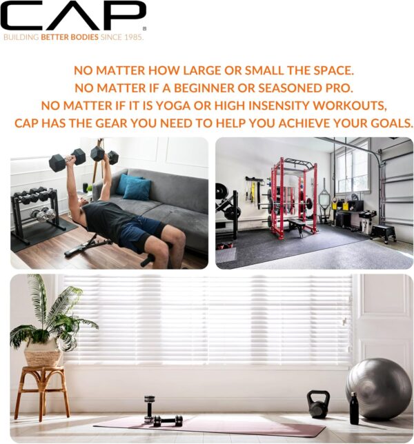 CAP Ultra Grip Foldable Exercise Mat | Anti-Tear | Home & Gym Workouts - Image 7