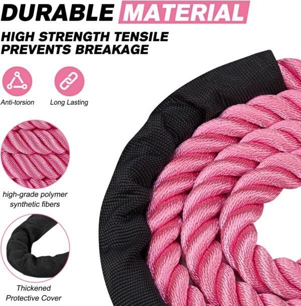 Premium Weighted Jump Rope: Women's Fitness & Weight Loss Cardio Trainer - Image 3