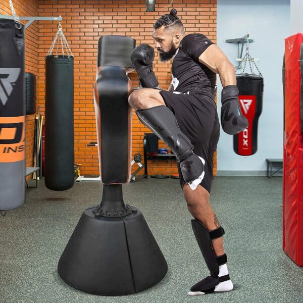 RDX Premium Leather Shin Guards: MMA, Muay Thai & Kickboxing Protection - Image 7