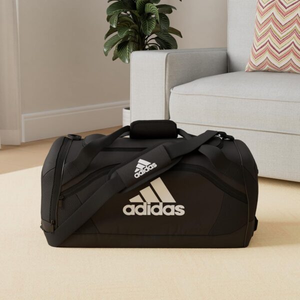 adidas Medium Team Issue Duffel Bag - Durable Water-Resistant Travel Gear - Image 2