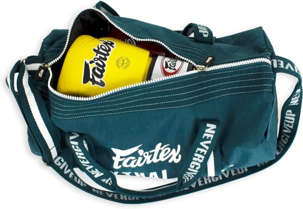 Fairtex BAG9 Retro Barrel Gym Bag - Durable MMA & Muay Thai Gear Bag - Image 5