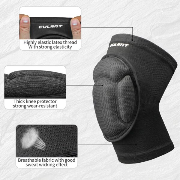 Premium Sports Knee Pads: Anti-Slip Support for Pain Relief & Protection - Image 3