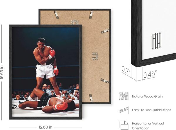 Iconic Muhammad Ali Boxing Canvas Wall Art - Unframed Man Cave Gym Decor - Image 3