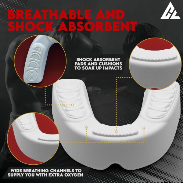 Pro-Fit Moldable Mouthguard | Custom Boil & Bite for MMA, Boxing, Hockey - Image 3