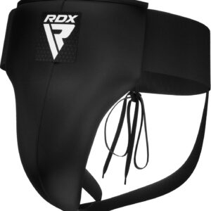 RDX Groin Protector for Boxing, Muay Thai, Kickboxing and MMA Training, Maya Hide Leather Abdo Gear for Martial Arts , SATRA Approved Abdominal Guard for Karate and Taekwondo