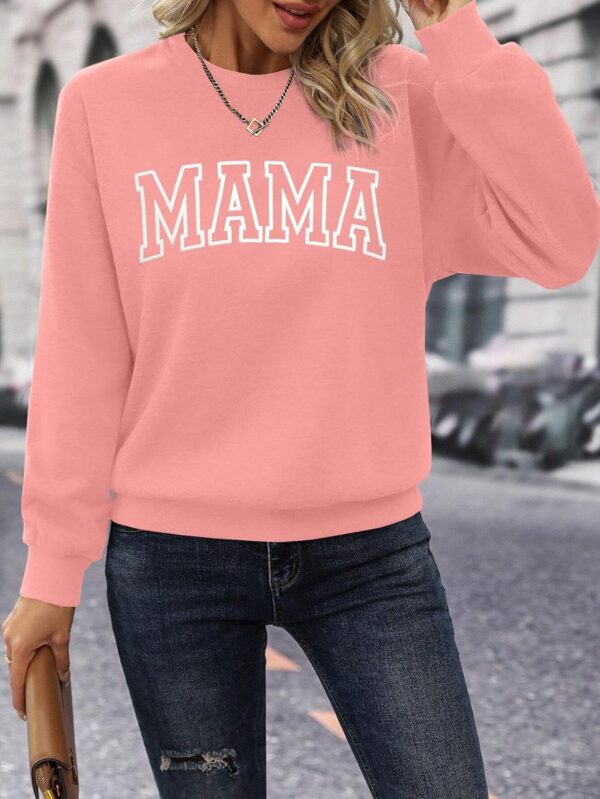 Cozy Mama Graphic Sweatshirt | Women's Long Sleeve Pullover | Mom Gift Top - Image 3