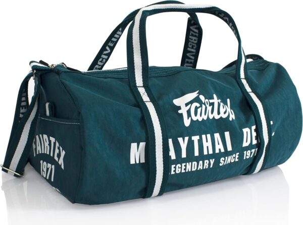 Fairtex BAG9 Retro Barrel Gym Bag - Durable MMA & Muay Thai Gear Bag - Image 2