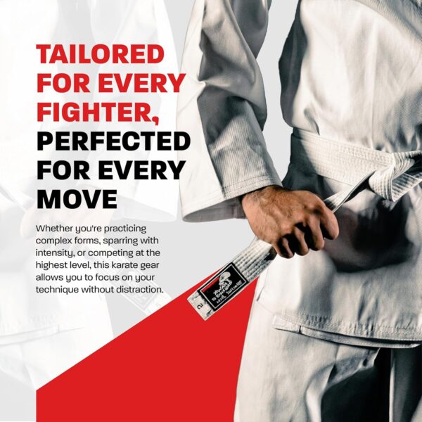 Premium Lightweight Karate Gi for All Ages - Complete Uniform with Belt - Image 7