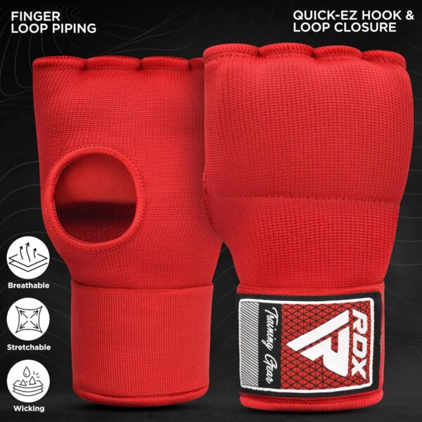 RDX Premium Gel Boxing Hand Wraps | MMA Inner Gloves with Wrist Support - Image 4