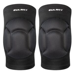 Knee Pads with Thickened SBR Pad Sports Knee Support Sleeve Anti-Slip Wrestling Knee Braces for Adult Teenagers Knee Protector for Pain Relief, Workout,Snowboarding,Volleyball,Soccer（1 Pair）