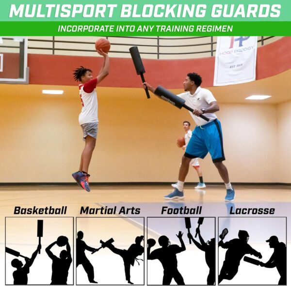 GoSports Pro Padded Blocking Pads | Multi-Sport MMA Training Shields 2-Pack - Image 2