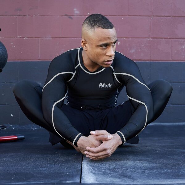 Elite Men's Long Sleeve Compression Rash Guard for MMA BJJ No Gi Training - Image 6