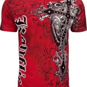 Konflic Graphic tees for Men | MMA Style Crew Neck T-Shirts Half Sleeve Classic | Men's t-Shirts Casual Cotton