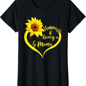 Happiness Is Being a G-Mama Sunflower Lover Grandma T-Shirt