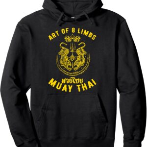 Muay Thai MMA Tiger Art of 8 Limbs Kickboxing Pullover Hoodie
