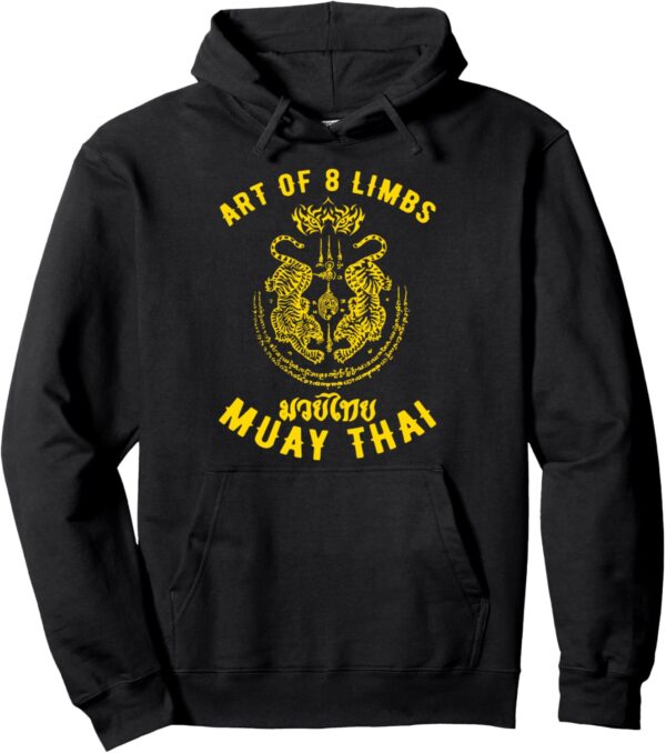 Muay Thai MMA Tiger Art of 8 Limbs Kickboxing Pullover Hoodie