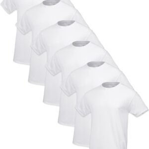 Fruit of the Loom Men's Eversoft Cotton Short Sleeve Pocket T-Shirts, Breathable & Tag Free