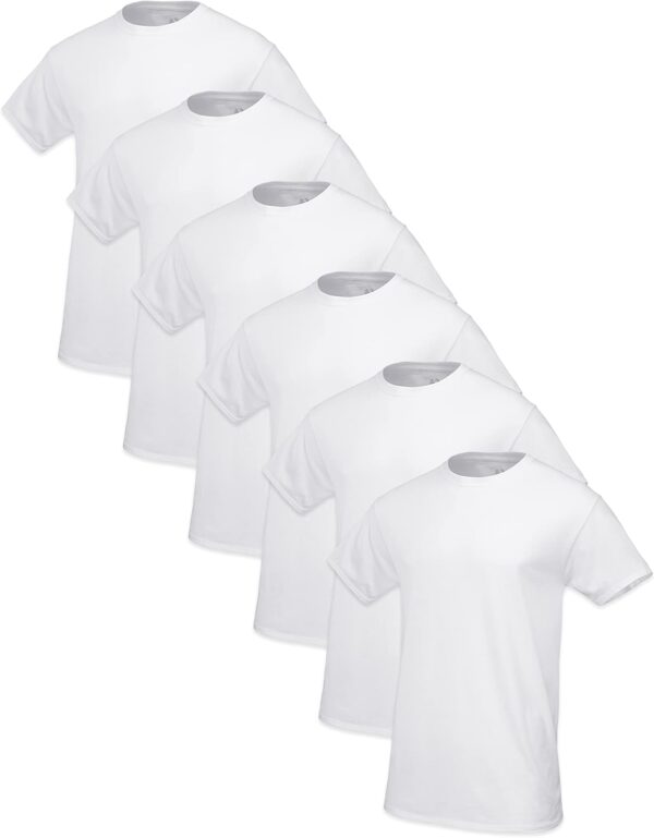 Fruit of the Loom Men's Eversoft Cotton Short Sleeve Pocket T-Shirts, Breathable & Tag Free
