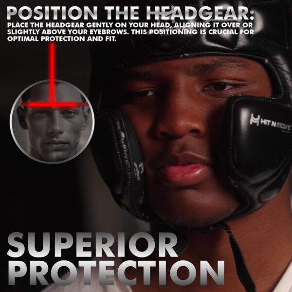 HIT N MOVE Air Armor Precision Boxing Headgear: Lightweight MMA Protection - Image 7
