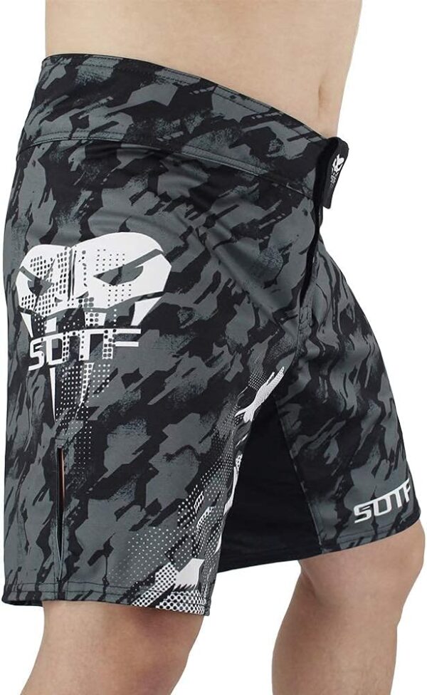 SOTF Pro Boxing Shorts for Men: MMA BJJ No Gi Fight Training Gear - Image 6