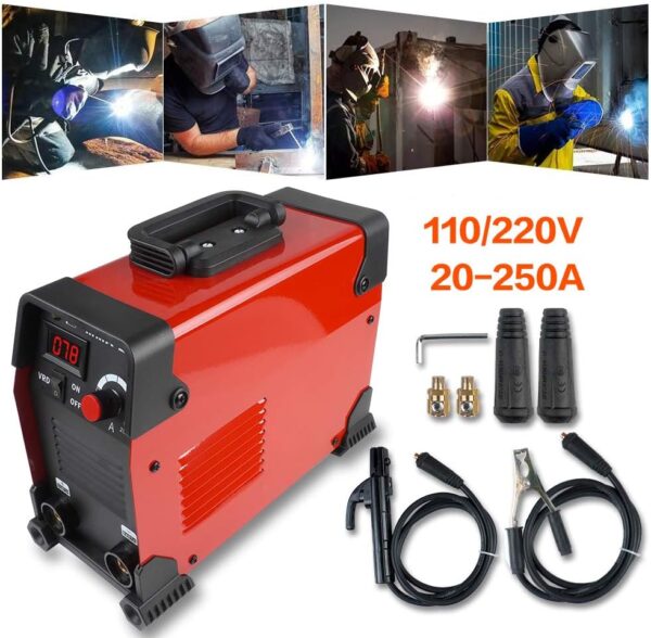 Shikha 250A Portable ARC Welder | Dual Voltage IGBT Inverter w/ LCD Display - Image 2