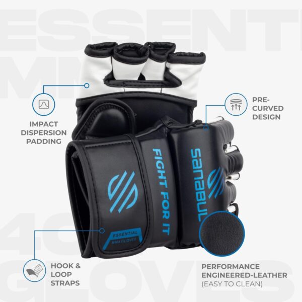 Sanabul Essential 4oz MMA Gloves | Pro Training Gear for Men & Women - Image 5