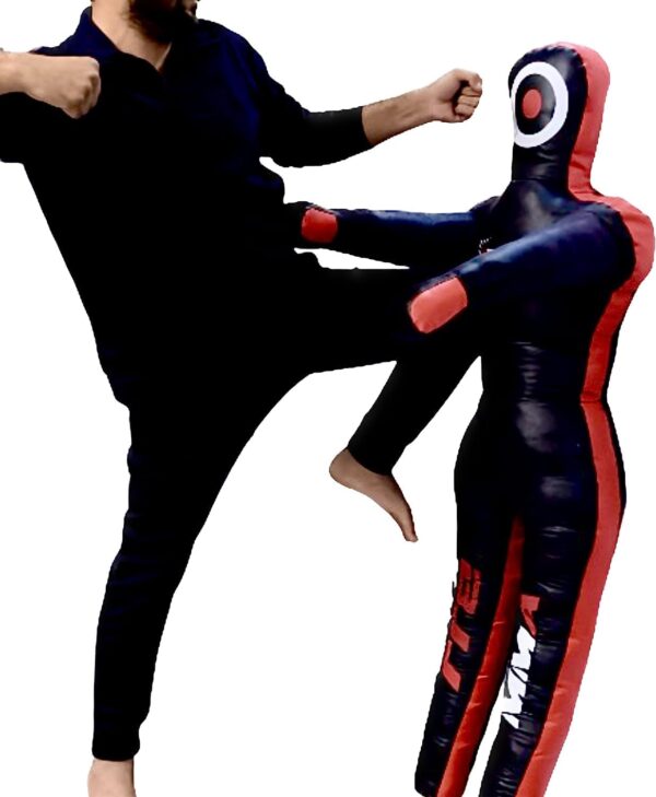 Wrestling Dummy Grappling Dummy PU Leather BJJ MMA Judo Karate Adult Jiu Jitsu Dummy - Un-Filled