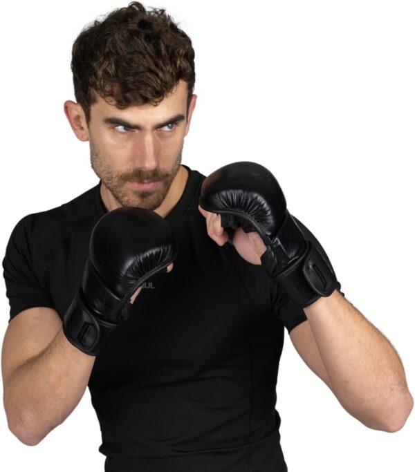 Sanabul Essential 7oz Hybrid MMA Gloves | Padded Training Sparring Gear - Image 2