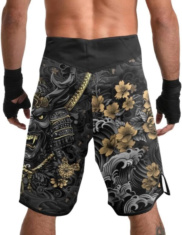 Premium Samurai MMA Shorts: Men's BJJ Fight Trunks for Grappling & Combat Sports - Image 6