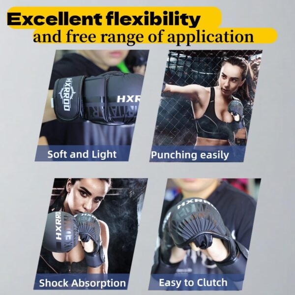 Professional MMA Hybrid Gloves: Open Palm Sparring for Boxing & Martial Arts - Image 6