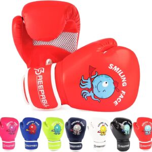Upgrade Kids Boxing Gloves for 3-8 Year Boys and Girls, Toddler Boxing Gloves for Kids Training, Boxing Gloves Kid Sparring for Punching Bag, Kickboxing, Muay Thai, MMA