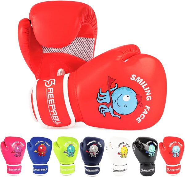 Upgrade Kids Boxing Gloves for 3-8 Year Boys and Girls, Toddler Boxing Gloves for Kids Training, Boxing Gloves Kid Sparring for Punching Bag, Kickboxing, Muay Thai, MMA