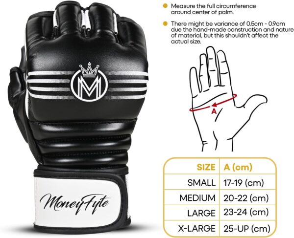 Crown Pro MMA Half-Finger Gloves: UFC Fighting & Sparring Gear for Men & Women - Image 6