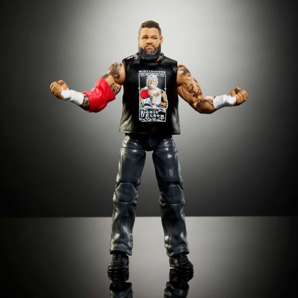 WWE Elite Kevin Owens Action Figure - Interchangeable Hands & BAF Pieces - Image 4