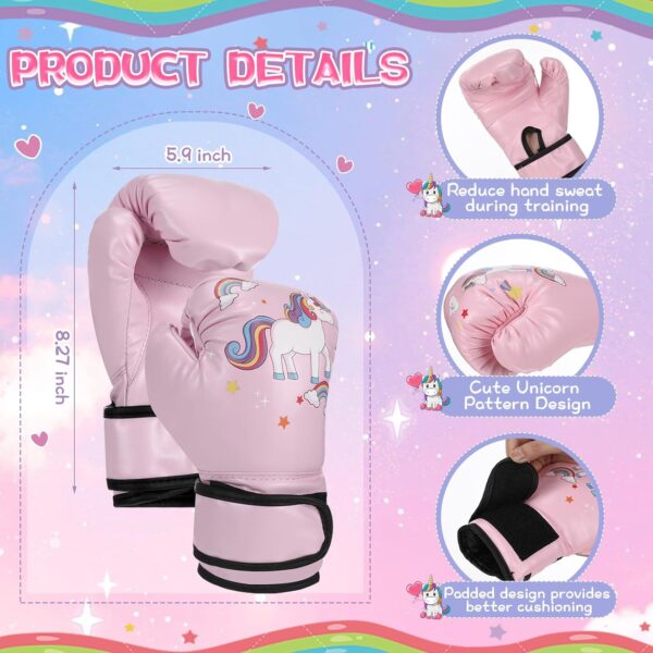 Premium Kids 6oz Boxing Glove & Headgear Set - Youth MMA Sparring Equipment - Image 2