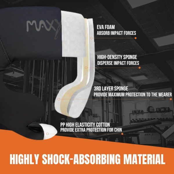 MaxxMMA Superior Boxing Headgear: 360° Protection, Adjustable Fit - Image 4